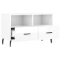 vidaXL TV-Schrank Hochglanz-Weiß 80x36x50 cm Holzwerkstoff vidaXL TV-Schrank Hochglanz-Weiß 80x36x50 cm Holzwerkstoff