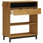 vidaXL Bartisch FLAM 92x45x110 cm Massivholz Kiefer vidaXL Bartisch FLAM 92x45x110 cm Massivholz Kiefer