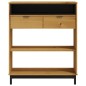 vidaXL Bartisch FLAM 92x45x110 cm Massivholz Kiefer vidaXL Bartisch FLAM 92x45x110 cm Massivholz Kiefer