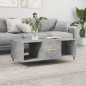 vidaXL Couchtisch Betongrau 102x50x40 cm Holzwerkstoff vidaXL Couchtisch Betongrau 102x50x40 cm Holzwerkstoff