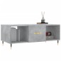vidaXL Couchtisch Betongrau 102x50x40 cm Holzwerkstoff vidaXL Couchtisch Betongrau 102x50x40 cm Holzwerkstoff