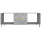 vidaXL Couchtisch Betongrau 102x50x40 cm Holzwerkstoff vidaXL Couchtisch Betongrau 102x50x40 cm Holzwerkstoff