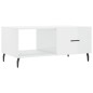 vidaXL Couchtisch Hochglanz-Weiß 90x50x40 cm Holzwerkstoff vidaXL Couchtisch Hochglanz-Weiß 90x50x40 cm Holzwerkstoff