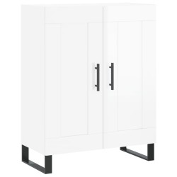 vidaXL Sideboard Hochglanz-Weiß 69,5x34x90 cm Holzwerkstoff