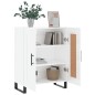 vidaXL Sideboard Hochglanz-Weiß 69,5x34x90 cm Holzwerkstoff vidaXL Sideboard Hochglanz-Weiß 69,5x34x90 cm Holzwerkstoff