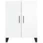 vidaXL Sideboard Hochglanz-Weiß 69,5x34x90 cm Holzwerkstoff vidaXL Sideboard Hochglanz-Weiß 69,5x34x90 cm Holzwerkstoff