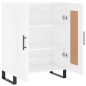 vidaXL Sideboard Hochglanz-Weiß 69,5x34x90 cm Holzwerkstoff vidaXL Sideboard Hochglanz-Weiß 69,5x34x90 cm Holzwerkstoff