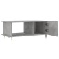 vidaXL Couchtisch Betongrau 90x50x40 cm Holzwerkstoff vidaXL Couchtisch Betongrau 90x50x40 cm Holzwerkstoff