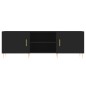 vidaXL TV-Schrank Schwarz 150x30x50 cm Holzwerkstoff vidaXL TV-Schrank Schwarz 150x30x50 cm Holzwerkstoff