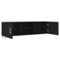 vidaXL TV-Schrank Schwarz 150x30x50 cm Holzwerkstoff vidaXL TV-Schrank Schwarz 150x30x50 cm Holzwerkstoff