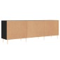 vidaXL TV-Schrank Schwarz 150x30x50 cm Holzwerkstoff vidaXL TV-Schrank Schwarz 150x30x50 cm Holzwerkstoff