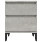 vidaXL Nachttisch Betongrau 40x35x50 cm vidaXL Nachttisch Betongrau 40x35x50 cm