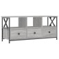 vidaXL TV-Schrank Grau Sonoma 102x33x45 cm Holzwerkstoff & Eisen vidaXL TV-Schrank Grau Sonoma 102x33x45 cm Holzwerkstoff & Eisen