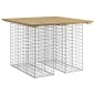 vidaXL Gartenbank aus Gabionen 100x102x72 cm Kiefernholz Imprägniert vidaXL Gartenbank aus Gabionen 100x102x72 cm Kiefernholz Imprägniert