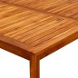 vidaXL Garten-Couchtisch 110x110x45 cm Massivholz Akazie vidaXL Garten-Couchtisch 110x110x45 cm Massivholz Akazie
