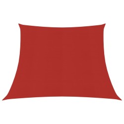 vidaXL Sonnensegel 160 g/m² Rot 4/5x3 m HDPE