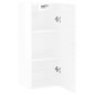 vidaXL Wandschrank Hochglanz-Weiß 34,5x34x90 cm vidaXL Wandschrank Hochglanz-Weiß 34,5x34x90 cm