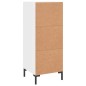 vidaXL Sideboard Hochglanz-Weiß 34,5x34x90 cm Holzwerkstoff vidaXL Sideboard Hochglanz-Weiß 34,5x34x90 cm Holzwerkstoff