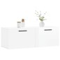 vidaXL Wandschrank Hochglanz-Weiß 100x36,5x35 cm Holzwerkstoff vidaXL Wandschrank Hochglanz-Weiß 100x36,5x35 cm Holzwerkstoff