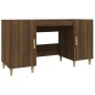 vidaXL Schreibtisch Braun Eichen-Optik 140x50x75 cm Holzwerkstoff vidaXL Schreibtisch Braun Eichen-Optik 140x50x75 cm Holzwerkstoff