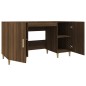 vidaXL Schreibtisch Braun Eichen-Optik 140x50x75 cm Holzwerkstoff vidaXL Schreibtisch Braun Eichen-Optik 140x50x75 cm Holzwerkstoff