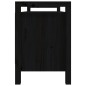 vidaXL Flurbank Schwarz 110x40x60 cm Massivholz Kiefer vidaXL Flurbank Schwarz 110x40x60 cm Massivholz Kiefer