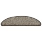 vidaXL Treppenmatten Selbstklebend Sisal 15 Stk. 65x21x4 cm Anthrazit vidaXL Treppenmatten Selbstklebend Sisal 15 Stk. 65x21x4 cm Anthrazit