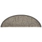 vidaXL Treppenmatten Selbstklebend Sisal 15 Stk. 65x21x4 cm Anthrazit vidaXL Treppenmatten Selbstklebend Sisal 15 Stk. 65x21x4 cm Anthrazit