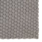 vidaXL Teppich Rechteckig Grau 120x180 cm Baumwolle vidaXL Teppich Rechteckig Grau 120x180 cm Baumwolle