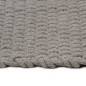 vidaXL Teppich Rechteckig Grau 120x180 cm Baumwolle vidaXL Teppich Rechteckig Grau 120x180 cm Baumwolle