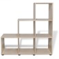 vidaXL Treppenregal Bücherregal 107 cm Eichefarben vidaXL Treppenregal Bücherregal 107 cm Eichefarben