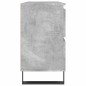 vidaXL Badschrank Betongrau 80x33x60 cm Holzwerkstoff vidaXL Badschrank Betongrau 80x33x60 cm Holzwerkstoff
