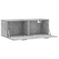 vidaXL Wandschrank Betongrau 100x36,5x35 cm Holzwerkstoff vidaXL Wandschrank Betongrau 100x36,5x35 cm Holzwerkstoff