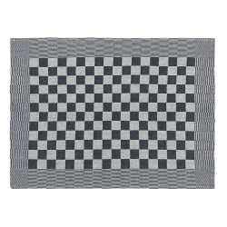 vidaXL Geschirrtücher 10 Stk. Schwarz und Weiß 50x70 cm Baumwolle