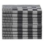 vidaXL Geschirrtücher 10 Stk. Schwarz und Weiß 50x70 cm Baumwolle vidaXL Geschirrtücher 10 Stk. Schwarz und Weiß 50x70 cm Baumwolle