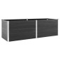 vidaXL Garten-Hochbeet 200x50x91 cm WPC Grau vidaXL Garten-Hochbeet 200x50x91 cm WPC Grau