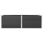 vidaXL Garten-Hochbeet 200x50x91 cm WPC Grau vidaXL Garten-Hochbeet 200x50x91 cm WPC Grau