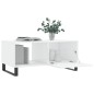 vidaXL Couchtisch Hochglanz-Weiß 90x50x40 cm Holzwerkstoff vidaXL Couchtisch Hochglanz-Weiß 90x50x40 cm Holzwerkstoff