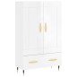 vidaXL Highboard Hochglanz-Weiß 69,5x31x115 cm Holzwerkstoff vidaXL Highboard Hochglanz-Weiß 69,5x31x115 cm Holzwerkstoff