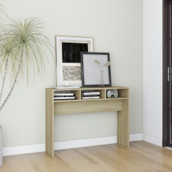 vidaXL Konsolentisch Sonoma-Eiche 105x30x80 cm Holzwerkstoff