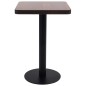 vidaXL Bistrotisch Dunkelbraun 50x50 cm MDF vidaXL Bistrotisch Dunkelbraun 50x50 cm MDF