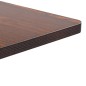 vidaXL Bistrotisch Dunkelbraun 50x50 cm MDF vidaXL Bistrotisch Dunkelbraun 50x50 cm MDF