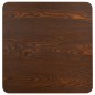 vidaXL Bistrotisch Dunkelbraun 50x50 cm MDF vidaXL Bistrotisch Dunkelbraun 50x50 cm MDF