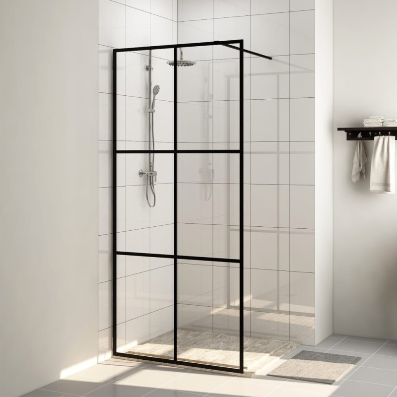vidaXL Duschwand für Begehbare Dusche mit Klarem ESG Glas 100x195 cm vidaXL Duschwand für Begehbare Dusche mit Klarem ESG Glas 100x195 cm