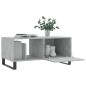 vidaXL Couchtisch Betongrau 90x50x40 cm Holzwerkstoff vidaXL Couchtisch Betongrau 90x50x40 cm Holzwerkstoff