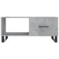 vidaXL Couchtisch Betongrau 90x50x40 cm Holzwerkstoff vidaXL Couchtisch Betongrau 90x50x40 cm Holzwerkstoff