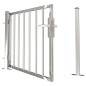 vidaXL Gartentor 100x75 cm Edelstahl vidaXL Gartentor 100x75 cm Edelstahl