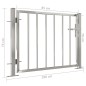 vidaXL Gartentor 100x75 cm Edelstahl vidaXL Gartentor 100x75 cm Edelstahl