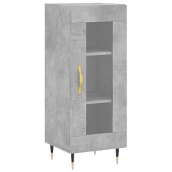 vidaXL Sideboard Betongrau 34,5x34x90 cm Holzwerkstoff