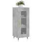 vidaXL Sideboard Betongrau 34,5x34x90 cm Holzwerkstoff vidaXL Sideboard Betongrau 34,5x34x90 cm Holzwerkstoff